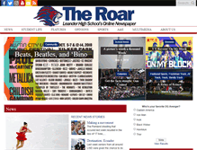 Tablet Screenshot of lhsroar.com